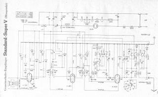 Blaupunkt Standart Super 5 schematic circuit diagram